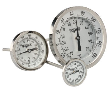 100 Series Industrial Type Bimetal Thermometers