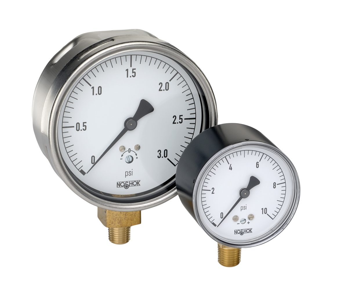 200 Series Low Pressure Diaphragm Pressure Gauges