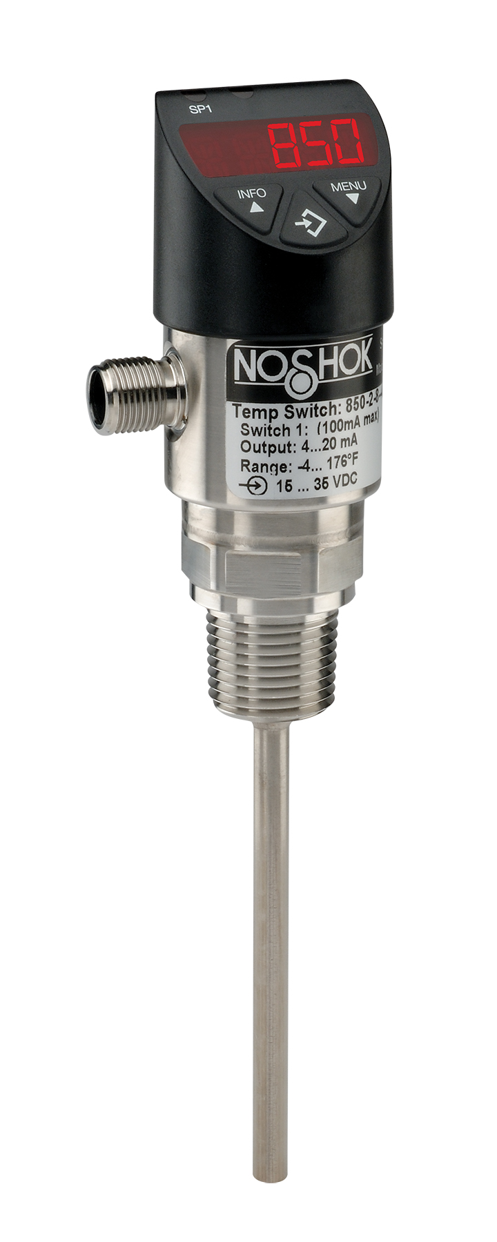 850 Series Electronic Indicating Temperature Transmitter/Switch