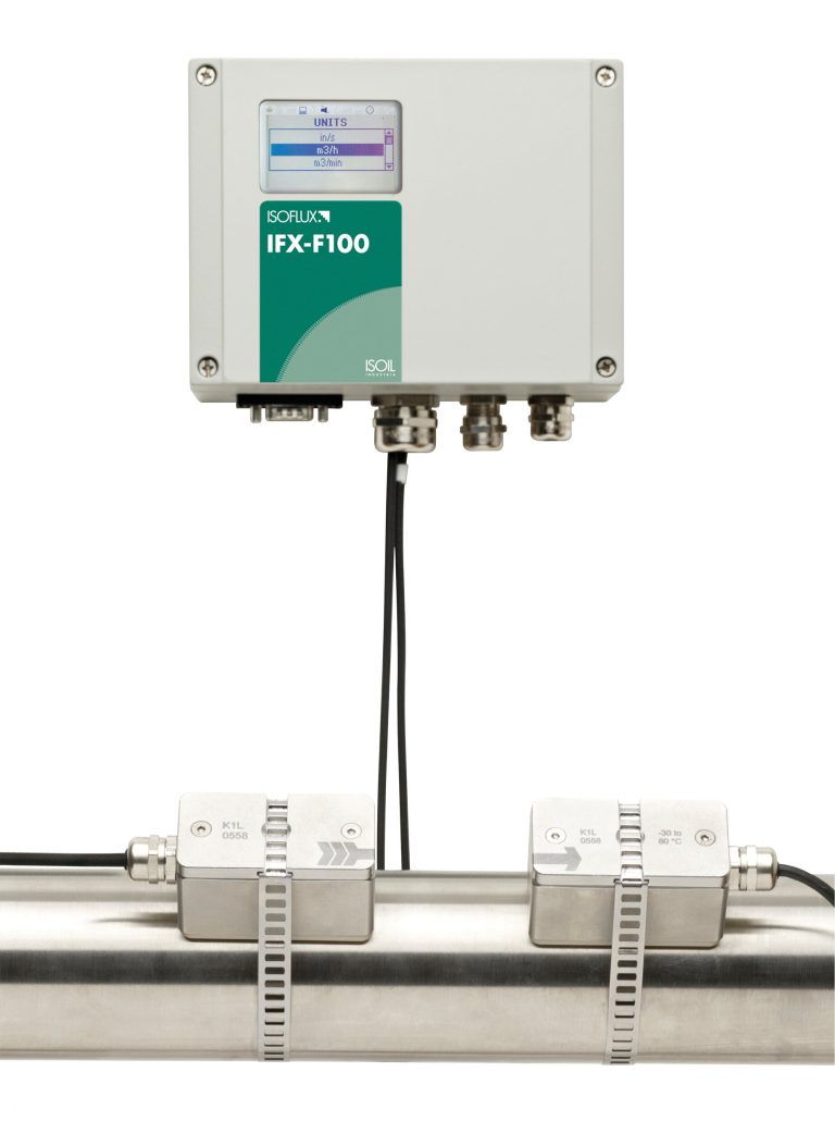 Ultrasonic flow meter clamp-on for fixed installation IFX-F100 ISOFLUX