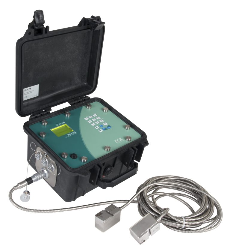 Portable ultrasonic clamp-on flow meter IFX-P210 ISOFLUX