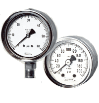 200 Series Low Pressure Diaphragm Pressure Gauges