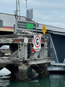 bridge with maximum clearance