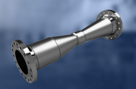 venturi meter for pressure difference